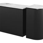 Zuo Ormara Console Table Set (2-Piece) White & Black