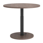 Zuo Hawley Adjustable Dining Table Walnut
