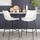 Zuo Byron Counter Stool White