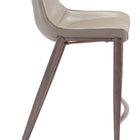 Zuo Magnus Barstool (Set of 2) Brown & Walnut