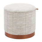 Zuo Fije Storage Ottoman Gray