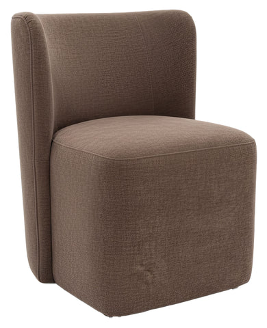 Zuo Bambun Dining Chair with Wheels Taupe