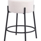 Zuo Blanche Counter Stool (Set of 2) Ivory