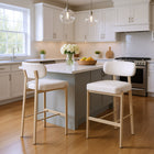 Zuo Aurea Barstool (Set of 2) Light Gray