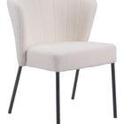 Zuo Aimee Dining Chair (Set of 2) Cream