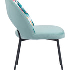 Zuo Bethpage Dining Chair (Set of 2) Multicolor Print & Green