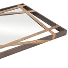 Zuo Tolix Mirror Antique Gold & Black