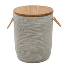 Zuo Biban Side Table Natural & Gray