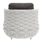 Zuo Coral Reef Accent Chair Gray