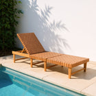 Zuo Breath Chaise Lounge Brown