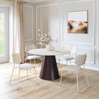 Zuo Zeal Dining Chair (Set of 4) Light Gray