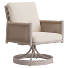 Zuo Rivan Swivel Dining Chair Beige