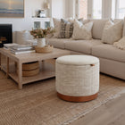 Zuo Fije Storage Ottoman Gray