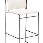 Zuo Verbena Barstool (Set of 2) Cream