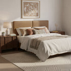 Zuo Cove Floating Queen Headboard Brown