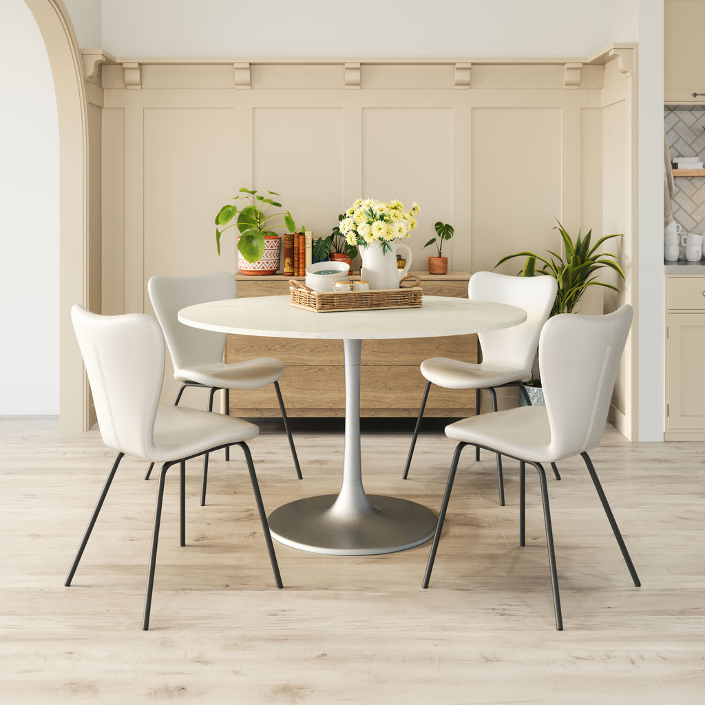 Zuo Torlo Dining Chair (Set of 2) White
