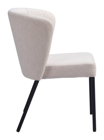 Zuo Aimee Dining Chair (Set of 2) Beige