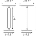 Zuo Derry Bar Table Black