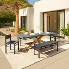 Zuo Suan Rectangular Dining Table Gray