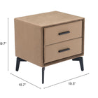 Zuo Montana Side Table Brown
