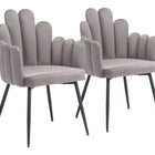 Zuo Noosa Dining Chair (Set of 2) Gray