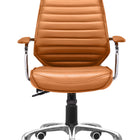 Zuo Enterprise Low Back Office Chair Terracotta