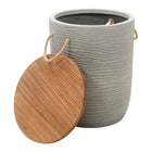 Zuo Biban Side Table Natural & Gray