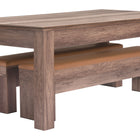 Zuo Bonker Storage Bench (Set of 2) Brown