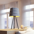 Zuo Mozzi Table Lamp Gray & Black