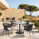 Zuo Batu Dining Table Gray & Black