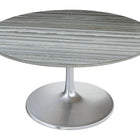 Zuo Star City Dining Table (60") Gray & Silver