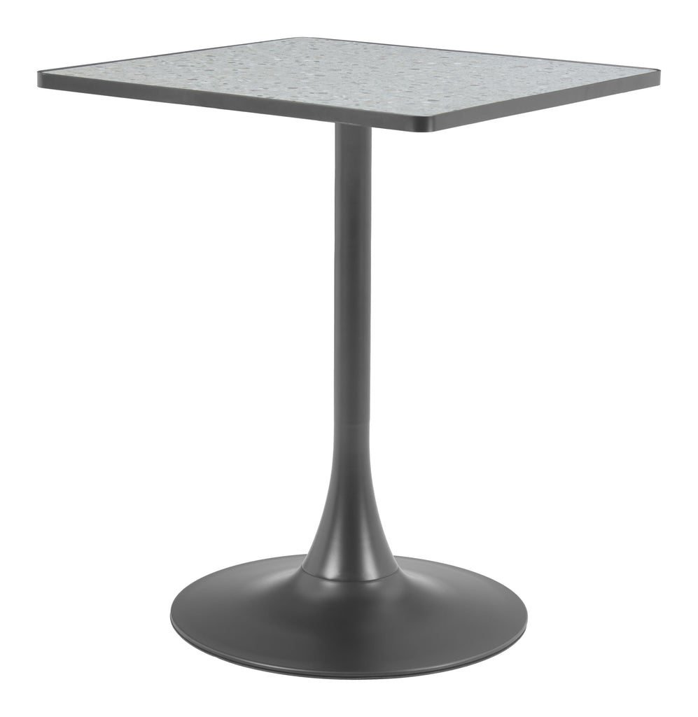 Zuo Spot Bistro Table Gray & Black
