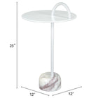 Zuo Will Side Table White