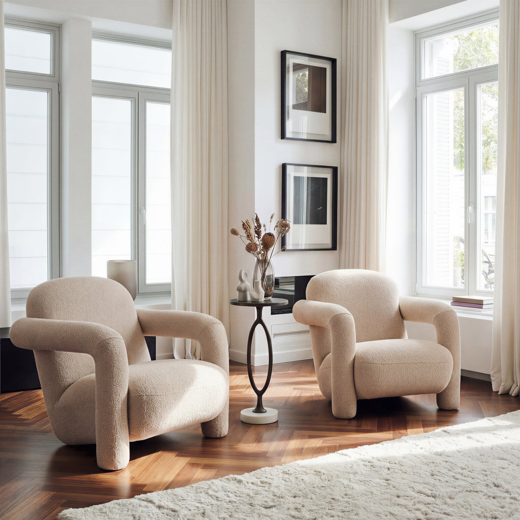 Zuo Selenya Accent Chair Beige