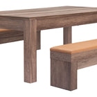 Zuo Bonker Storage Bench (Set of 2) Brown