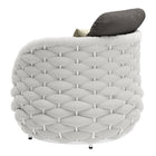 Zuo Coral Reef Accent Chair Gray