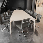 Zuo Lider Plus Armless Office Chair Gray