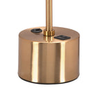 Zuo Kippy Table Lamp Brown & Brass