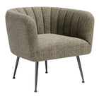 Zuo Deco Accent Chair Green Tweed