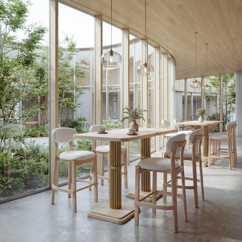 Zuo Wilou Bar Table Natural