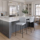 Zuo Linz Counter Stool (Set of 2) Gray
