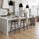 Zuo Stenger Barstool (Set of 2) Walnut