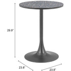 Zuo Bite Bistro Table Black
