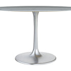 Zuo Star City Dining Table Gray & Silver