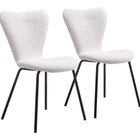 Zuo Thibideaux Dining Chair (Set of 2) Ivory