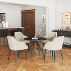 Zuo Jolie Dining Chair (Set of 2) Ivory