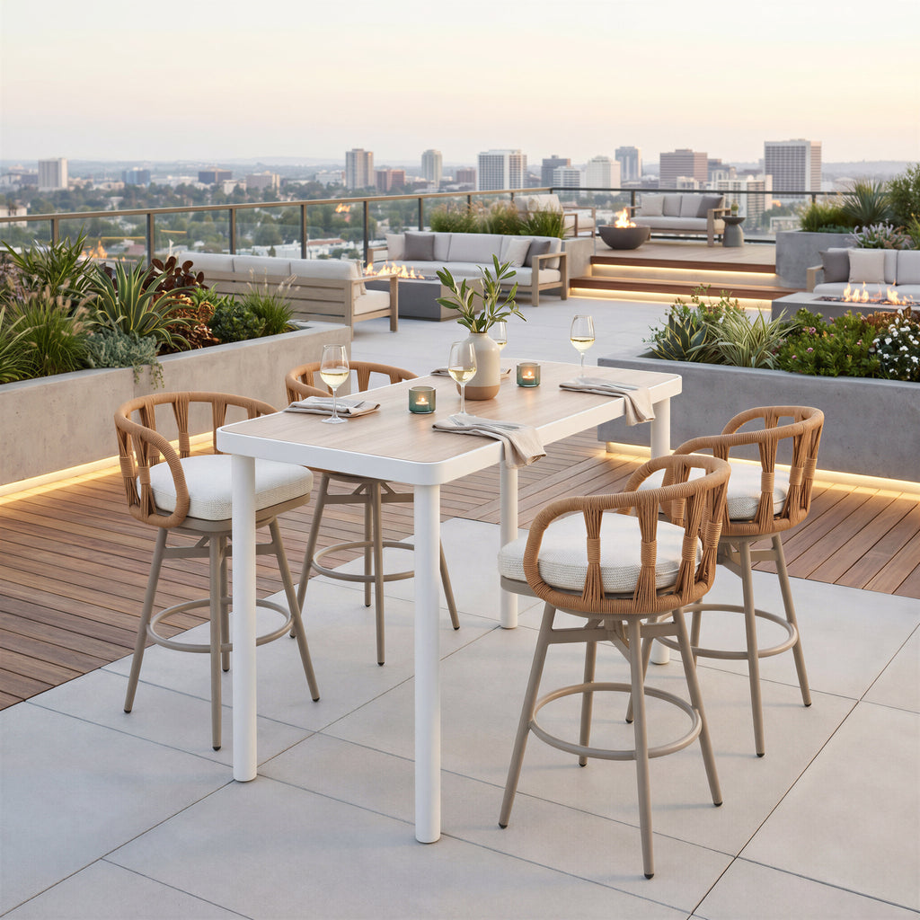 Zuo Dimira Bar Table Natural