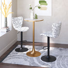 Zuo Bite Bar Table Beige & Gold