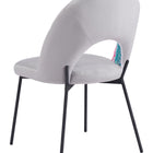 Zuo Torrey Dining Chair (Set of 2) Multicolor Print & Gray