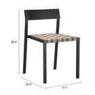Zuo Draco Dining Chair (Set of 2) Black